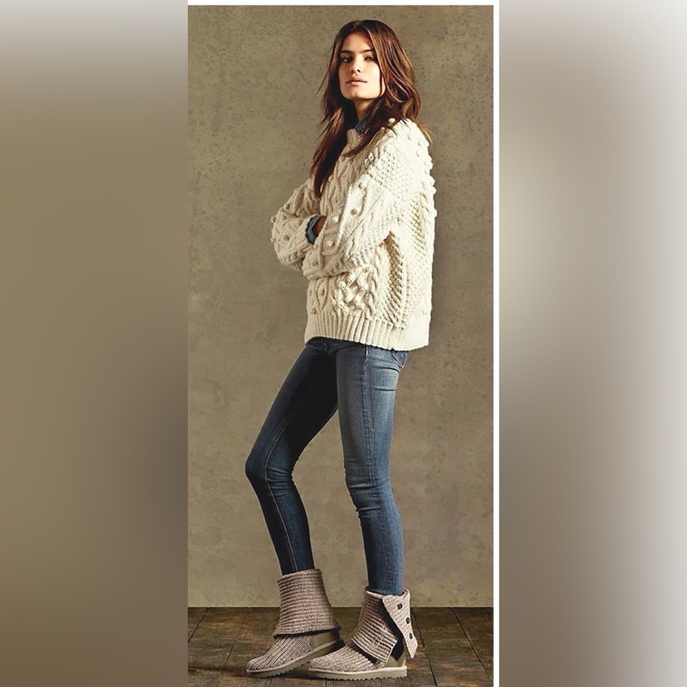 UGG Classic Cardy Knit Boots – Size 8 • EUC (Excellent Used Condition) - Picture 5 of 12